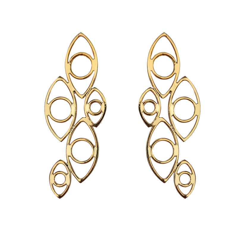 Ethereal vision dorados earrings