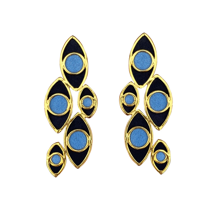 Ethereal vision color earrings