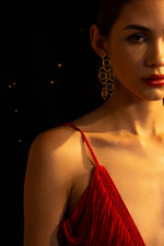 Ethereal vision dorados earrings