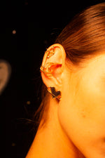Orbit heart gold studs