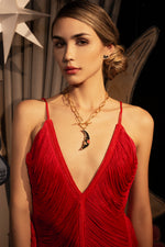 Blue velvet moon XL chain