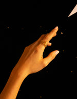 Letters "Presente" ring