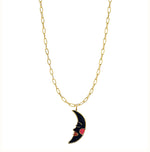 Blue velvet moon mini chain