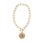 Chain link XL rosa ojo