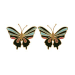 Aretes Morpho azul