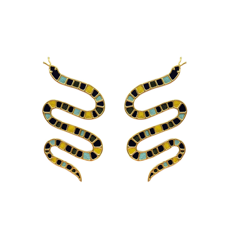 Worm earrings