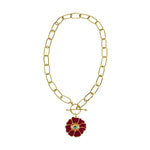 Chain link XL rosa ojo