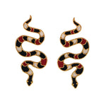 Coral Snake earrings
