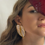 Aretes Anturios Blancos