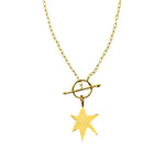 Funky star link mini chain