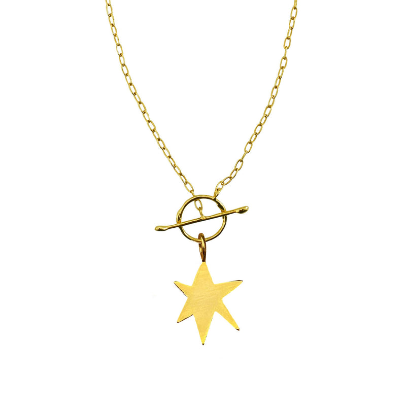 Funky star link mini chain