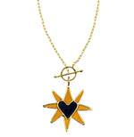 Starlove yellow blue chain mini