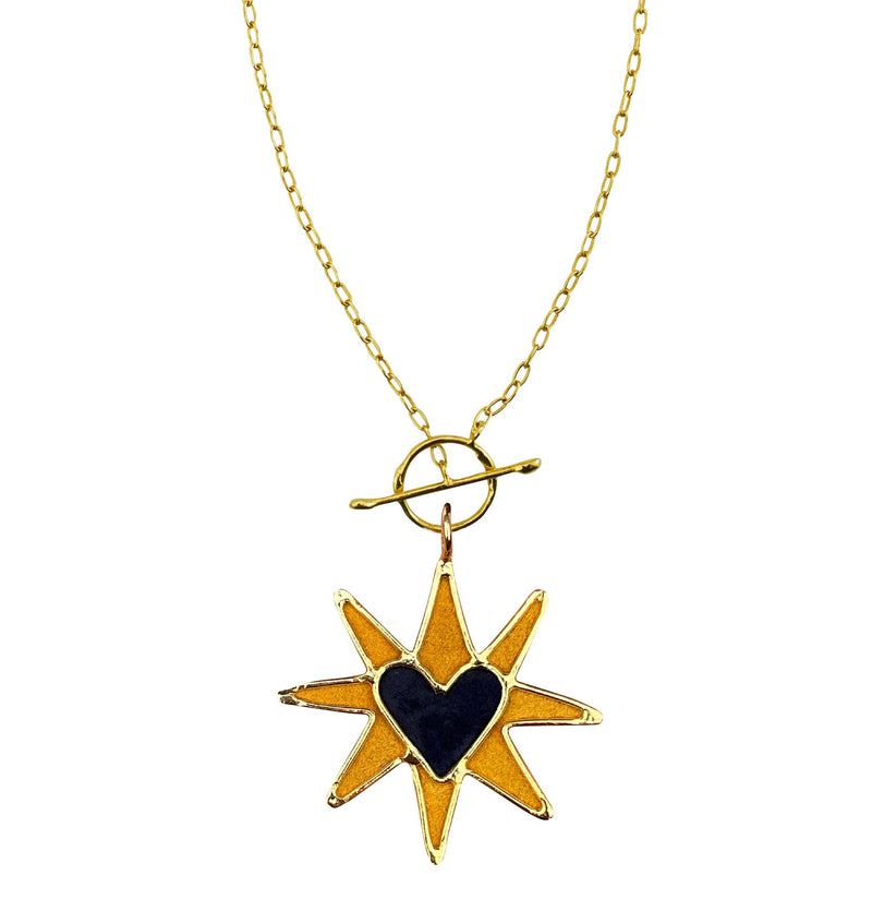 Starlove yellow blue chain mini