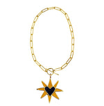 Starlove blue yellow chain thin