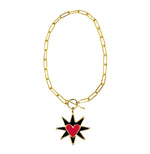 Starlove pink blue chain thin