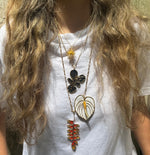 Green Monstera Chain