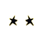 Velvet star studs