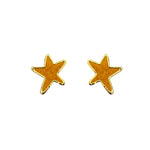 Velvet star studs