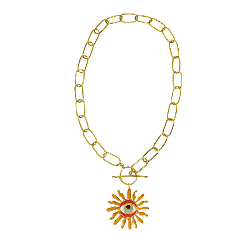 Chain link XL Sun eye