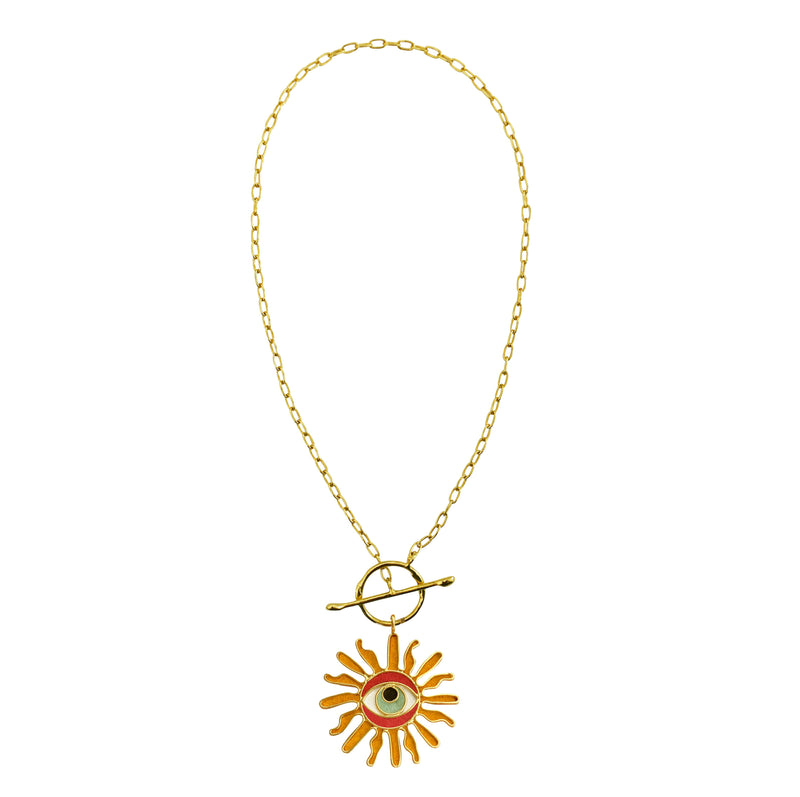 Chain link mini sun eye