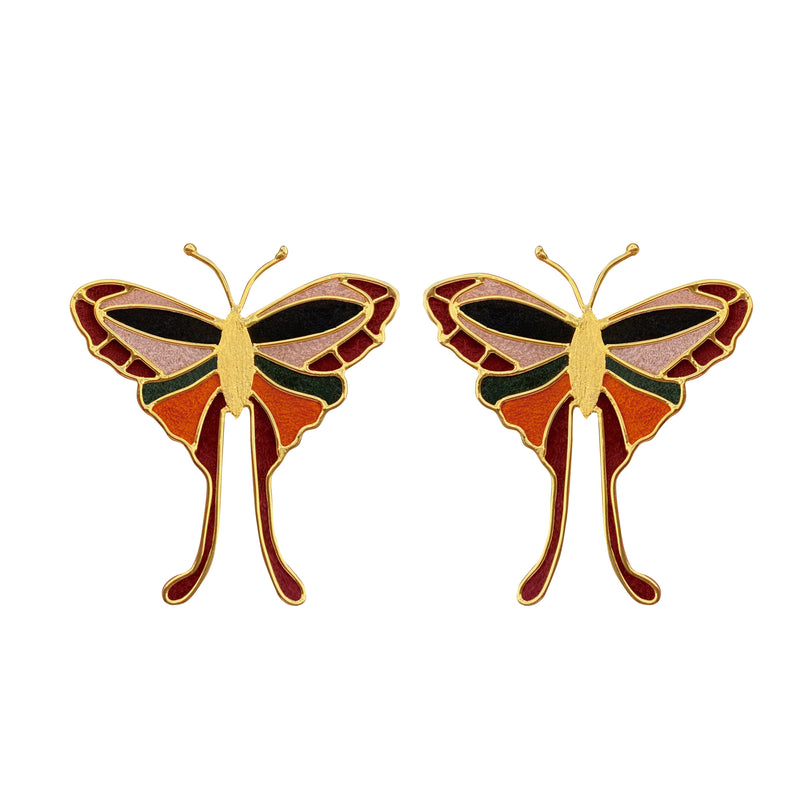 Atlas long tail earrings