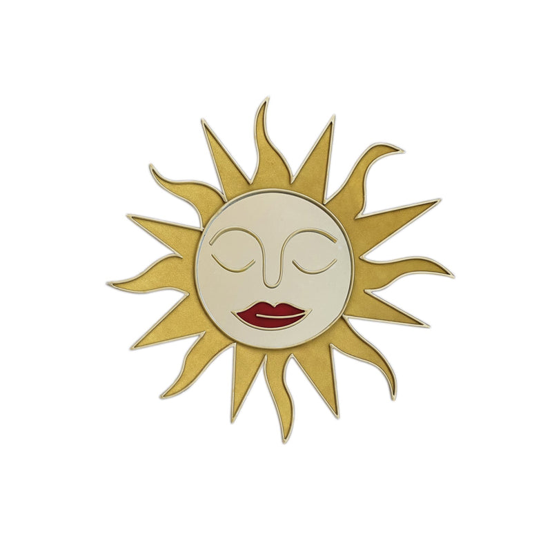 Small sun face mirror- PRE ORDER