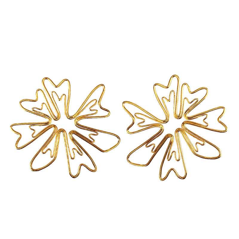 Aretes Claire XL dorados de Amulettos