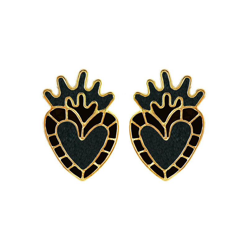Aretes Milagritos Black