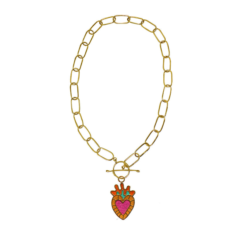 Chain link XL Milagritos Amarillos de Amulettos