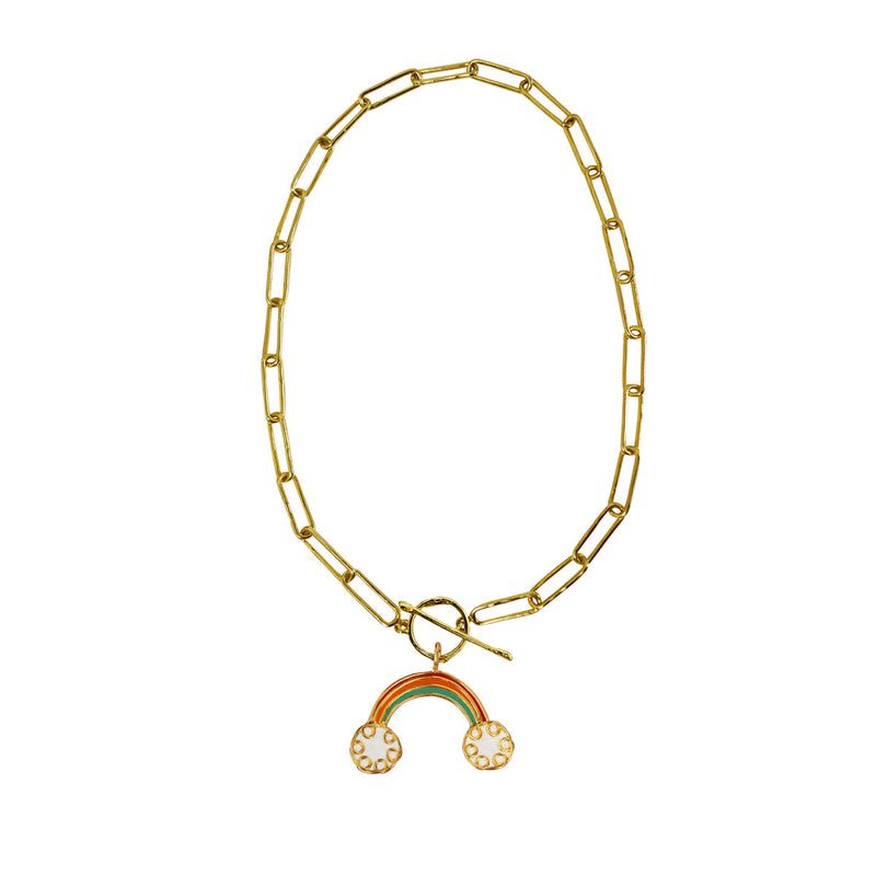 Chain link thin rainbow mini